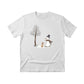 Cozy Christmas Snowman and Puppy T-Shirt - PW246