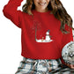 Cozy Christmas Snowman and Puppy Sweatshirt - PW246
