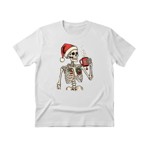 Jolly Bones A Skeleton's Festive Tea Break Christmas T-Shirt - PW247