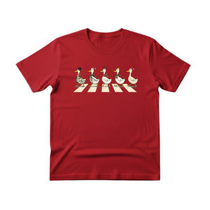 Christmas Duck Crew on the Crosswalk T-Shirt - PW248