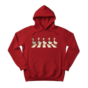 Christmas Duck Crew on the Crosswalk Hoodie - PW248