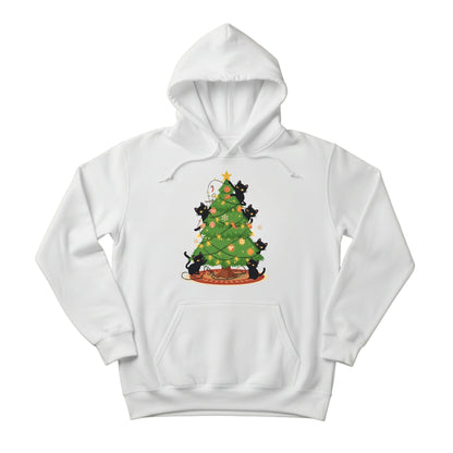 Black Cats & Holiday Chaos A Tale Christmas Hoodie - PW255