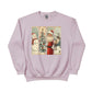 A Winter Wonderland Santa, the Deer, and the Christmas Tree Christmas Sweatshirt - PW256