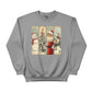 A Winter Wonderland Santa, the Deer, and the Christmas Tree Christmas Sweatshirt - PW256