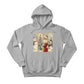 A Winter Wonderland Santa the Deer and the Tree Christmas Hoodie - PW256