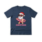 Santas Summer Break Beach Bat and Holiday Cheer Christmas T-Shirt - PW257