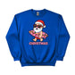 Santas Summer Break Beach Bat and Holiday Cheer Christmas Sweatshirt - PW257