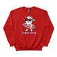 Santas Summer Break Beach Bat and Holiday Cheer Christmas Sweatshirt - PW257