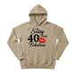 Sassy Classy 40 Fabulous  Printed Birthday Hoodie - PW401