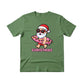 Santas Summer Break Beach Bat and Holiday Cheer Christmas T-Shirt - PW257