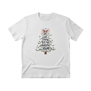 Oh Come Let Us Adore Him Christmas T-Shirt - PW301
