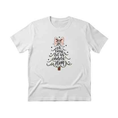 Oh Come Let Us Adore Him Christmas T-Shirt - PW301