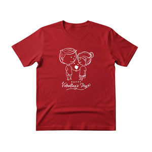 Sweet Connection Valentine's Day Printed T-Shirt PW322