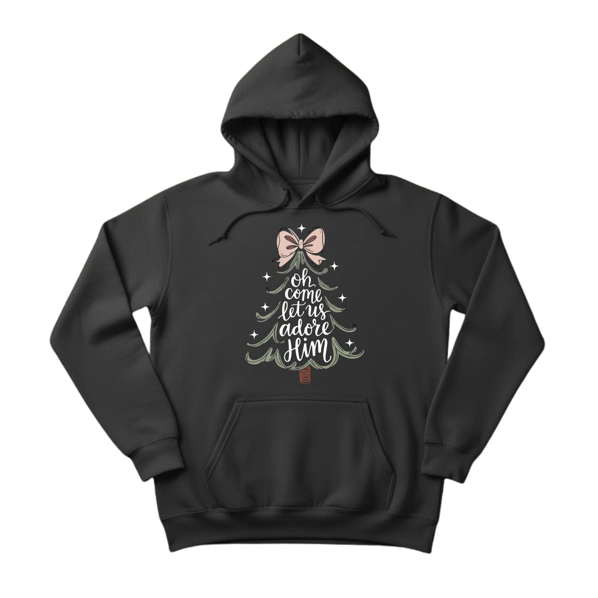 Ohh Come Let Us Adore Him Christmas Hoodie PW301