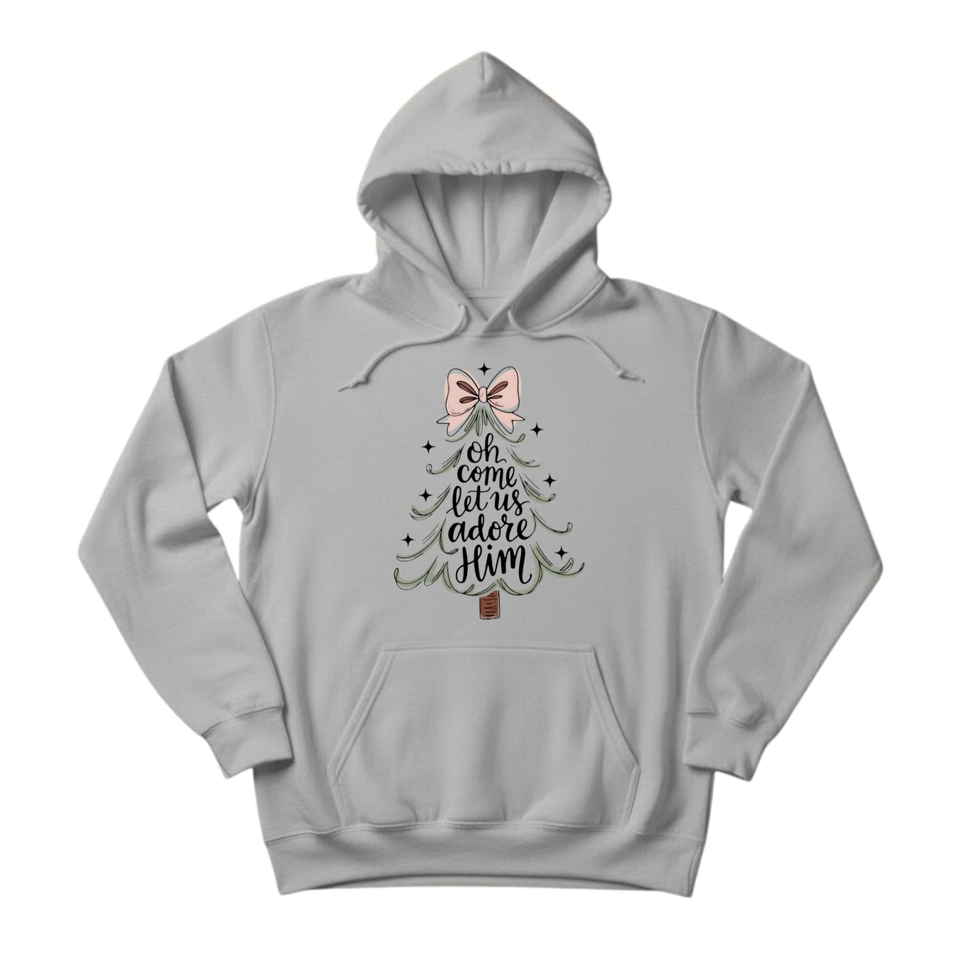 Ohh Come Let Us Adore Him Christmas Hoodie PW301