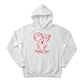 Sweet Connection Valentine's Day Printed Hoodie PW322