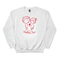 Sweet Connection Valentine's Day Printed Sweatshirt PW322