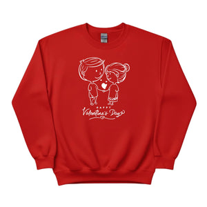 Sweet Connection Valentine's Day Printed Sweatshirt PW322