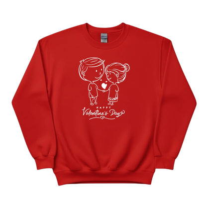 Sweet Connection Valentine's Day Printed Sweatshirt PW322