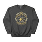 Bless By God Party Queen 40th Birthday Printed Sweatshirt - PW400