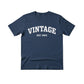Vintage EST. Personalised Year Printed Birthday T-Shirt  - PW403