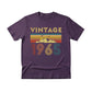 Vintage 1965 Printed Birthday T-Shirt  - PW405