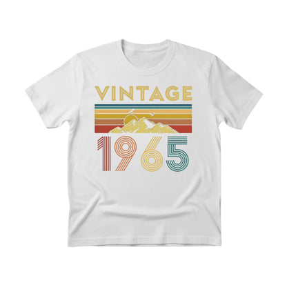 Vintage 1965 Printed Birthday T-Shirt  - PW405