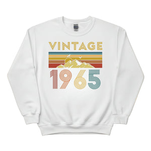 Vintage 1965 Printed Birthday Sweatshirt - PW405
