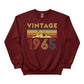 Vintage 1965 Printed Birthday Sweatshirt - PW405