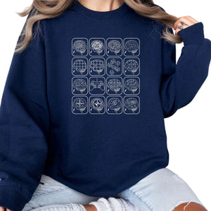 Mind Games Printed Sweatshirt - PW406