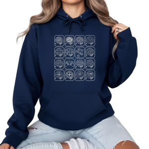 Mind Games Printing Hoodie - PW406