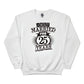Just Married for 25 Years Silver Jubilee Printed Sweatshirt - PW407