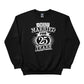 Just Married for 25 Years Silver Jubilee Printed Sweatshirt - PW407