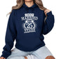 Just Married for 25 Years Silver Jubilee Printed Hoodie - PW407