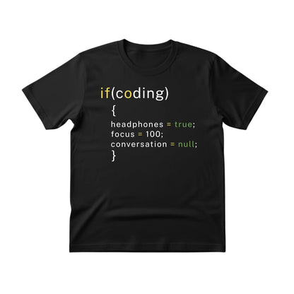 If (Coding)Mindset Printed T-Shirt - PW408