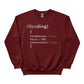 If (Coding)Mindset Printed Sweatshirt - PW408
