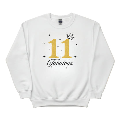 From 1 to 99, Personalised Age Still Fabulous Printed Birthday Sweatshirt - PW411