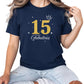 From 1 to 99, Personalised Age Still Fabulous Printed Birthday T-Shirt - PW411