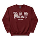 Dad EST Year Personalised Printed Sweatshirt - PW413
