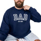 Dad EST Year Personalised Printed Sweatshirt - PW413