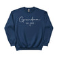 Grandma Est Year Personalised Printed Sweatshirt - PW415