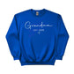 Grandma Est Year Personalised Printed Sweatshirt - PW415