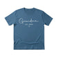 Grandma Est Year Personalised Printed T-Shirt - PW415