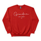 Grandma Est Year Personalised Printed Sweatshirt - PW415