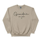 Grandma Est Year Personalised Printed Sweatshirt - PW415