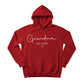 Grandma Est Year Personalised Printed Hoodie - PW415