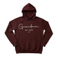 Grandma Est Year Personalised Printed Hoodie - PW415