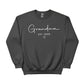 Grandma Est Year Personalised Printed Sweatshirt - PW415