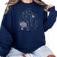 A Promise Sealed with Love Personalised Image Sketch Printed Sweatshirt - PW419