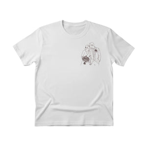 A Promise with Love Personalised Image Sketch Printed T-Shirt - PW420